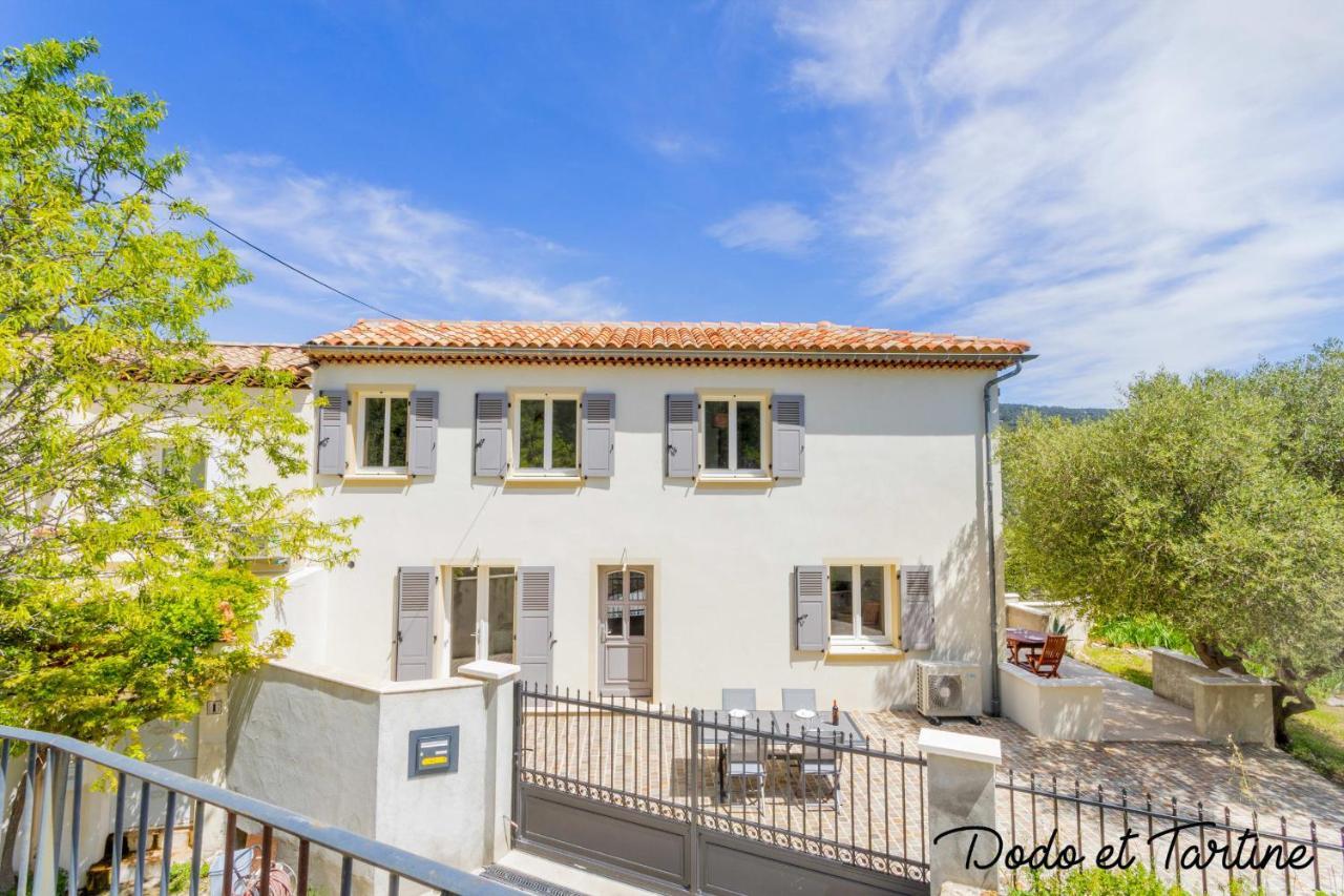 Gorgeous 3 Bedroom House With Ac And Garden - Dodo Et Tartine Le Revest-le-Eaux Bagian luar foto